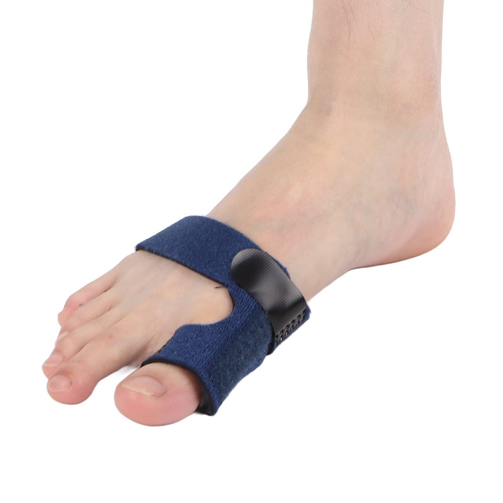Agatige Big Toe Straightener, Multi Adhesive Hammer Toe Corrector Fracture Fixator Hallux Valgus Correction Splints Protectors Support Brace for Men Women(Blue)