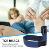 Agatige Big Toe Straightener, Multi Adhesive Hammer Toe Corrector Fracture Fixator Hallux Valgus Correction Splints Protectors Support Brace for Men Women(Blue) view 2