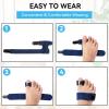 Agatige Big Toe Straightener, Multi Adhesive Hammer Toe Corrector Fracture Fixator Hallux Valgus Correction Splints Protectors Support Brace for Men Women(Blue) view 4