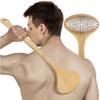SIHASO Bamboo Oversize Curved Back Scratcher - Large 104 Wooden Points Provide Instant Itch Relief, Curved Handle & Air Cushion, Extendable Back Massage for Men Women Adults view 1