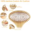 SIHASO Bamboo Oversize Curved Back Scratcher - Large 104 Wooden Points Provide Instant Itch Relief, Curved Handle & Air Cushion, Extendable Back Massage for Men Women Adults view 2