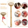 SIHASO Bamboo Oversize Curved Back Scratcher - Large 104 Wooden Points Provide Instant Itch Relief, Curved Handle & Air Cushion, Extendable Back Massage for Men Women Adults view 3