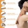 SIHASO Bamboo Oversize Curved Back Scratcher - Large 104 Wooden Points Provide Instant Itch Relief, Curved Handle & Air Cushion, Extendable Back Massage for Men Women Adults view 4