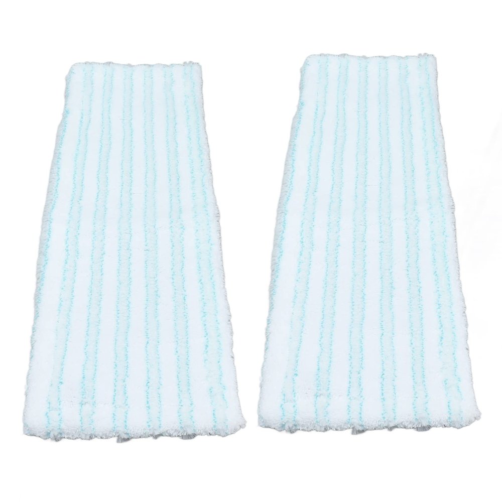 2Pcs Clean Mop Head, Reusable Washable Cloth Mop Head Replacements 18.9X5.9in, Strong Water Absorption,Fiber Cotton Mop Pads for Leifheit Tile Stone Floors