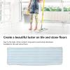 2Pcs Clean Mop Head, Reusable Washable Cloth Mop Head Replacements 18.9X5.9in, Strong Water Absorption,Fiber Cotton Mop Pads for Leifheit Tile Stone Floors view 2