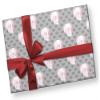 Cute Pink Gray Skull Wrapping Paper Premium Gift Wrap Pastel Goth Birthday Party Decoration (12 foot x 30 inch roll) view 3