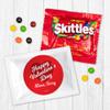24ct Valentine's Day Candy Favors Fun Size (24 Pack) - White Foil - (3 x 4in) Valentine's Candy for Kids - Classroom Party Favors - Red Heart view 1