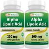 Best Naturals Alpha Lipoic Acid 200 Mg 120 Capsules (120 Count (Pack of 2)) view 1