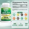 Best Naturals Alpha Lipoic Acid 200 Mg 120 Capsules (120 Count (Pack of 2)) view 2