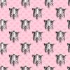 Cute Pink Skeleton Heart Wrapping Paper Premium Gift Wrap Pastel Goth Birthday Party Decoration (6 foot x 30 inch roll) view 2