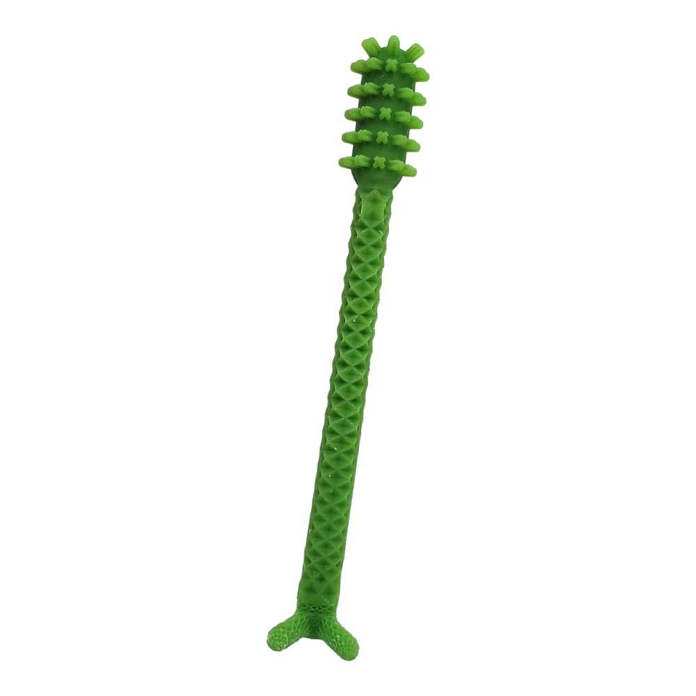 Denture Dart V4 Hard Plastic Denture Brush - Denture Gel Adhesive Remover - Remove Denture Gel Adhesive from Mouth & Gums, Oral Hygiene Products, Scraper w/Textured Grip and Rigid Bristles