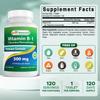 Best Naturals Vitamin B1 as Thiamine Mononitrate 500 mg 120 Tablets (120 Count (Pack of 3)) view 2