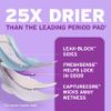 Poise Ultra Thin Incontinence & Postpartum Pads with Wings for Bladder Leaks, 3 Drop Light Absorbency, Regular Length, 132 Count, Packaging May Vary view 4