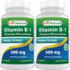 Best Naturals Vitamin B1 as Thiamine Mononitrate 500 mg Tablets (120 Count (Pack of 2)) view 1