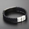 AOAMID Medical Alert Bracelets for Men Women Adjustable Free Engraving Sport Silicone Medical ID Bracelets 8.5 Inches (1Buckle-Black-pacemaker) view 2