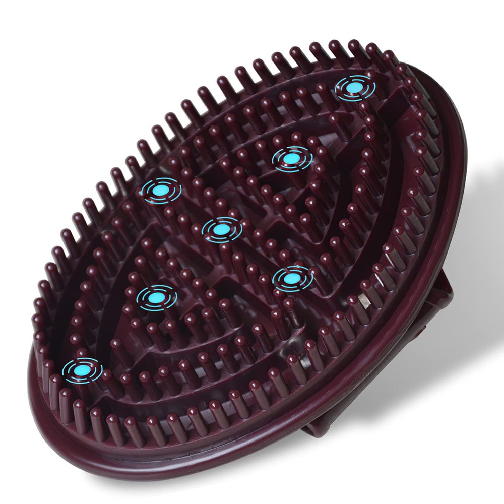 Deep Tissue Hand Held Massager Palm Shaped Massage Glove Tools for Neck, Chest, Foot, Hamstrings, Thighs, Beauty Ful Body Care Massage Brush
