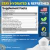 Dr. Berg Zero Sugar Hydration Keto Electrolyte Powder - Enhanced w/ 1000 mg of Potassium & Real Pink Himalayan Salt (NOT Table Salt) - Tangerine Flavor Hydration Drink Mix Supplement - 50 Servings view 3