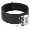 Athle Sport Insulin Pump Belt, 2 Stretch Pockets Fits Insulin Pump, Epipen, Phone, Wallet, Cards and Adjustable Waist Strap - X - Small, 20 inch - 22 inch - Black view 1