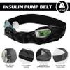 Athle Sport Insulin Pump Belt, 2 Stretch Pockets Fits Insulin Pump, Epipen, Phone, Wallet, Cards and Adjustable Waist Strap - X - Small, 20 inch - 22 inch - Black view 4