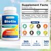 Best Naturals Biotin (Also Called Vitamin B7), 10,000 mcg Tablets (365 Count (Pack of 3)) view 2