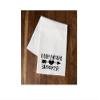 Tea Towels (Kitchen/Bathroom/Cleaning Towels) (Red Glitter, True Love) view 1