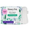 The Honey Pot Company - Herbal Sanitary Pads for Women - Heavy Flow Overnight w/Wings - Infused w/Essential Oils for Cooling Effect & Organic Cotton Cover - Feminine Care - 16 ct view 1