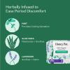 The Honey Pot Company - Herbal Sanitary Pads for Women - Heavy Flow Overnight w/Wings - Infused w/Essential Oils for Cooling Effect & Organic Cotton Cover - Feminine Care - 16 ct view 3