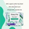 The Honey Pot Company - Herbal Sanitary Pads for Women - Heavy Flow Overnight w/Wings - Infused w/Essential Oils for Cooling Effect & Organic Cotton Cover - Feminine Care - 16 ct view 4