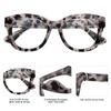 AMOMOMA 3 Pack Retro Oversized Reading Glasses for Women Blue Light Blocking Computer Readers Spring hinge AM6003 with Brown+Blue+Grey Tortoise Frame 2.25 x view 4