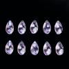 10PCS 28mm Tear Drop Crystal Prism Clear Glass Chandelier Crystal Parts DIY,Pink,China view 1