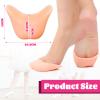 Zhanmai 6 Pcs Toe Cover Protectors for Women Silicone Toe Pouch Caps Gel Pads Pointe Shoes Protectors Gel Ballet Dance Sock Pads with Breathable Hole for Ball of Foot Metatarsal(Beige) view 2