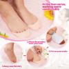 Zhanmai 6 Pcs Toe Cover Protectors for Women Silicone Toe Pouch Caps Gel Pads Pointe Shoes Protectors Gel Ballet Dance Sock Pads with Breathable Hole for Ball of Foot Metatarsal(Beige) view 3
