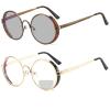 Transition Sunglasses Photochromic Bifocal Reading Glasses Men Women 2 pairs Fashion Light Far and Near Round Reader (2pcs-leopard&black, 1.0) view 1
