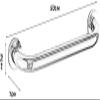 HongLianRiven Bath Handle Towel Rail Handrail, Bathroom Old Man Safety Toilet Armrest, Disabled Hall Bathroom Bathtub Handrail view 2