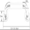 Bath Handle Towel Rail Non-Slip Grab Bar Grab Rails Handle-Grab Rail Wall-Mounted Safety Support Handrail Shower Toilet (Size : 48cm) view 2