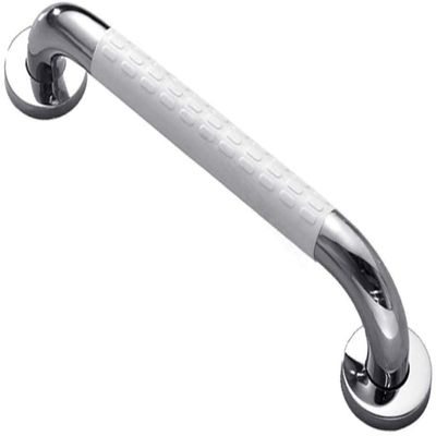 HongLianRiven Bath Handle Towel Rail Grab Bar Bathtub and Shower Safety Straight Safety Handrail Wall Mount Anti-Slip Handicap Pregnant Woman (Color : White, Size : 48cm)