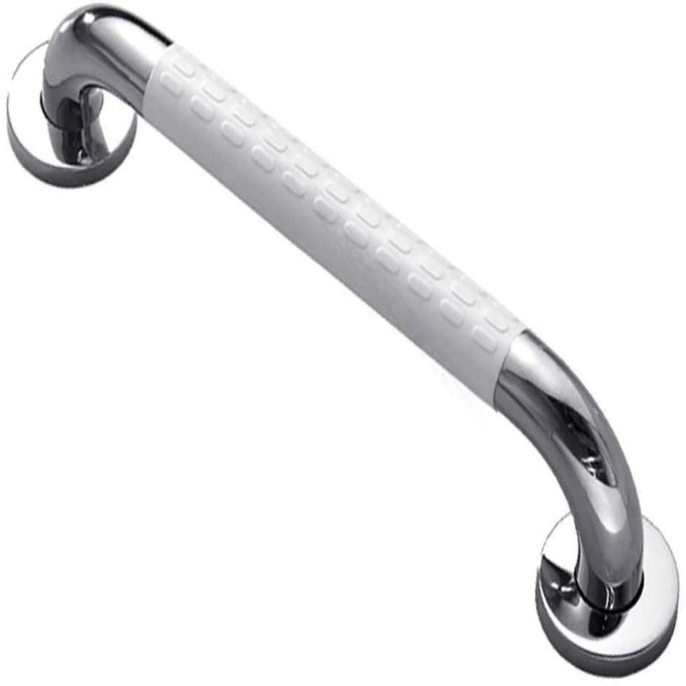HongLianRiven Bath Handle Towel Rail Grab Bar Bathtub and Shower Safety Straight Safety Handrail Wall Mount Anti-Slip Handicap Pregnant Woman (Color : White, Size : 48cm)