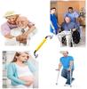 HongLianRiven Bath Handle Towel Rail Safety Grab Bar, Bathtub Handrail Elderly Toilet Support Handle Shower Room Anti-Slip Grip Metal Armrest (Color : White, Size : 38cm) view 2