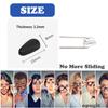 Eyeglass Nose Pads, Adhesive Anti Slip Eyeglasses Nose Grips with Airbag,3.2mm Thickness for Eyeglasses Sunglasses Reading Glasses,10 Pairs,Transparent view 4