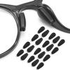 Eyeglass Nose Pads, Adhesive Anti Slip Eyeglasses Nose Grips with Airbag,3.2mm Thickness for Eyeglasses Sunglasses Reading Glasses,10 Pairs,Black view 1