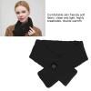 Restokki Heating Scarf, USB Powered Adjustable Washable Skin Friendly Electric Heated Scarf for Women Men Winter Warm (80 * 8.5 * 2cm)(Black) view 3