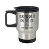 Curling Mug, Funny Curling Travel Mug, Curling Coffee Cup, Curling Lover Gift, OG Curling Gift view 1
