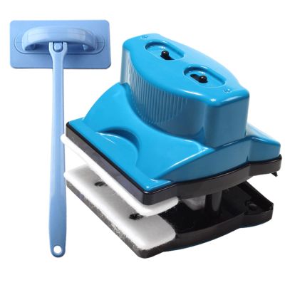 DWLOMHE Double-Sided Magnetic Window Cleaner Wiper, Window Cleaner, Outside Window Cleaner, Double-Side Magnetic Glass Wiper, for High-Rise Double Car Glazed Windows Thickness