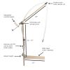 CHRALS CPAP Hose Lift Support S12 view 2