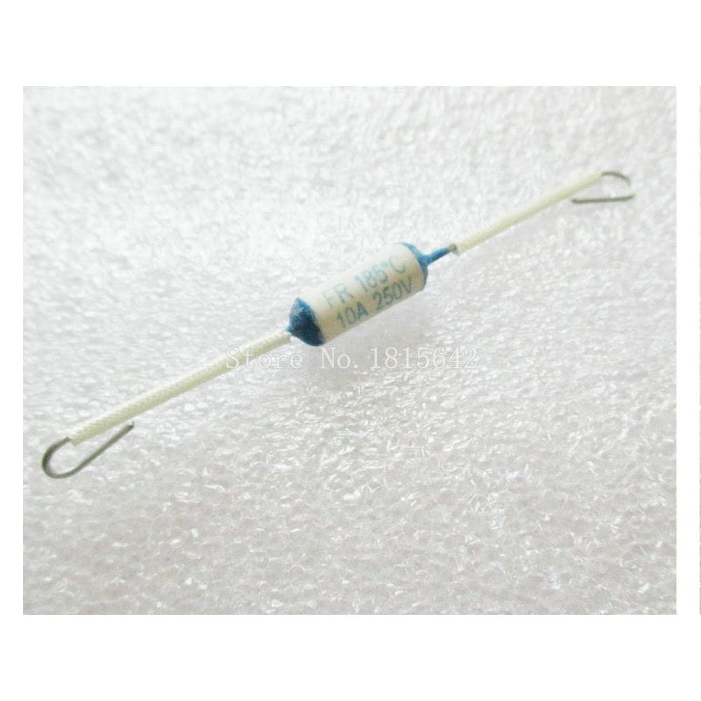 10PCS/Lot Temperature Insurance Tube for Eletric Utensils 185Degree 250V 10A Electronic