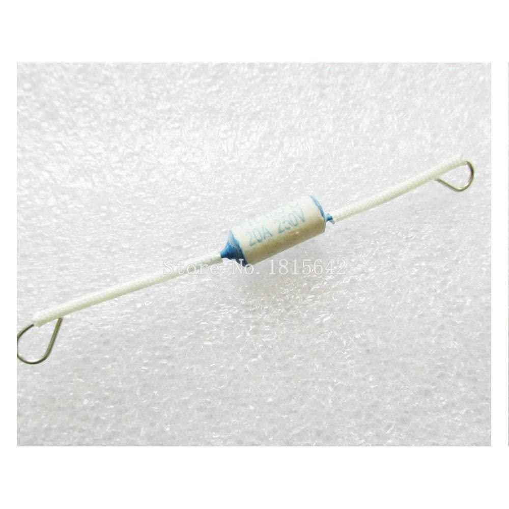 10PCS/Lot Temperature Insurance Tube for Eletric Utensils 185Degree 250V 20A Electronic