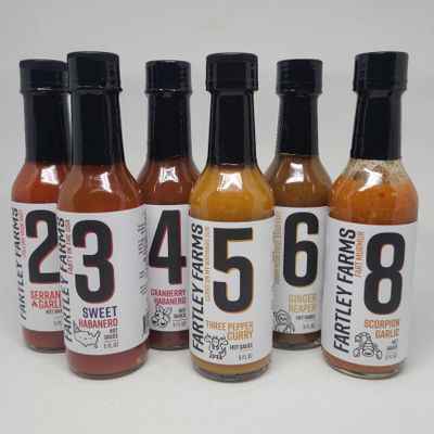 All Hot Sauces Pack by Fartley Farms