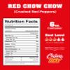 Cajun Nation CAJUN HEAT Red Chow Chow Relish 6oz  Crushed Red Pepper & Onion Spicy Relish, No MSG, Low Sodium Sweet Hot Pepper Flavor from Louisianas Cajun Coast- The Spice Is Right! view 2