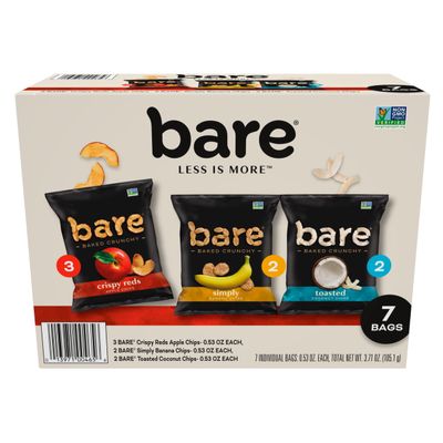 Bare Baked Crunchy, Fruit Variety Pack, 0.53 Ounce (Pack of 7)