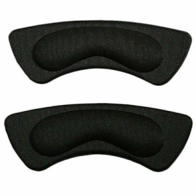 3 Pairs Heel Cushion Pads | Brown/Beige/Black Soft Shoe Grips Liners | Self-Adhesive Foot Care Protectors for Improved Shoe Fit and Comfort, Prevent Heel Slip and Blister